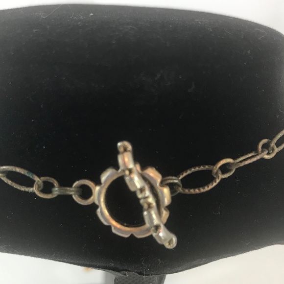 Vintage Shell & Sea Glass Chain Link Necklace 22” - Picture 7 of 7